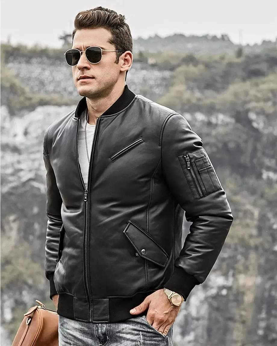 MEN'S LEATHER JACKET