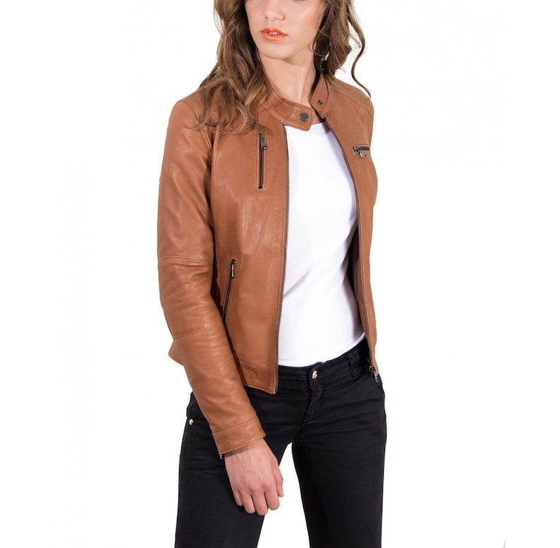 WOMEN'S LEATHER JACKET