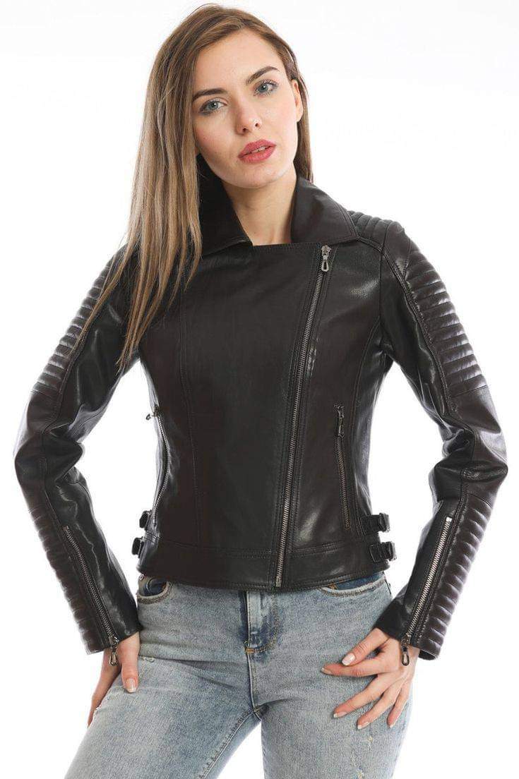 WOMEN'S LEATHER JACKET