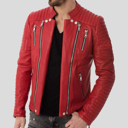 MEN'S LEATHER JACKET