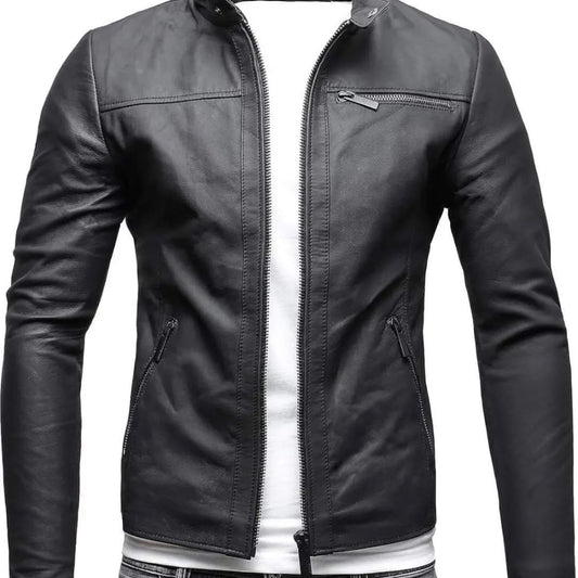 MEN'S LEATHER JACKET