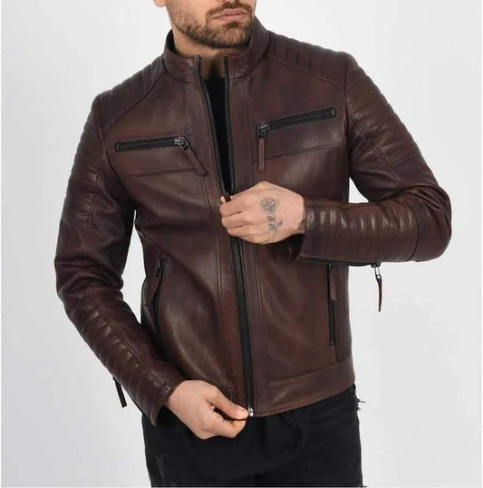 MEN'S LEATHER JACKET