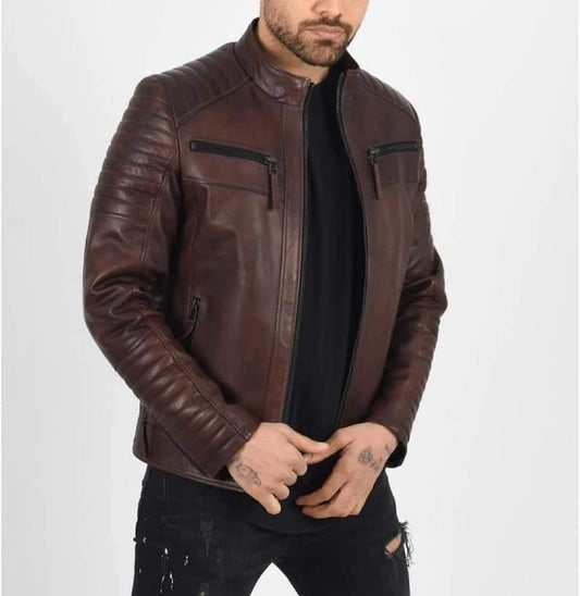 MEN'S LEATHER JACKET