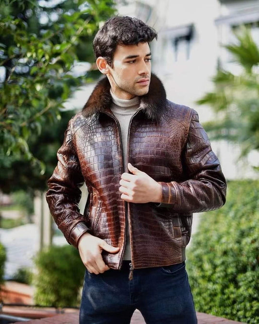 MEN'S LEATHER JACKET
