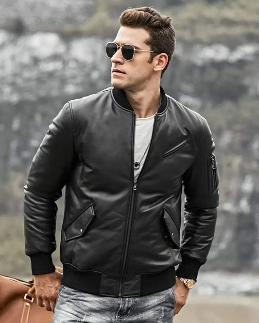 MEN'S LEATHER JACKET