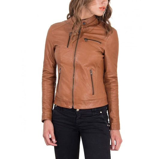 WOMEN'S LEATHER JACKET