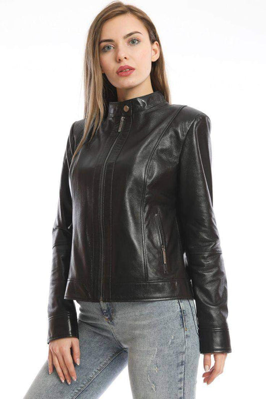 WOMEN'S LEATHER JACKET