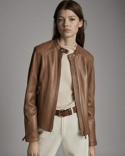 WOMEN'S LEATHER JACKET
