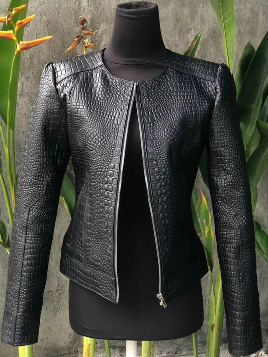 WOMEN'S LEATHER JACKET