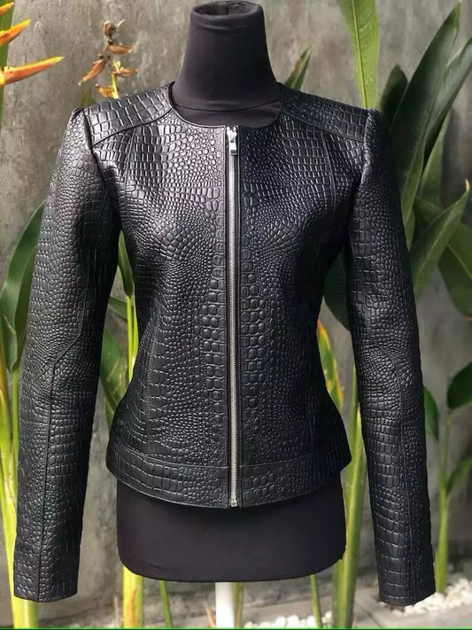 WOMEN'S LEATHER JACKET