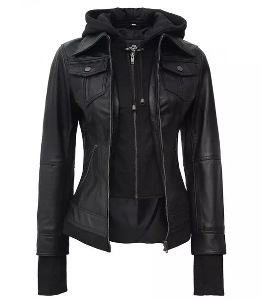 WOMEN'S LEATHER JACKET