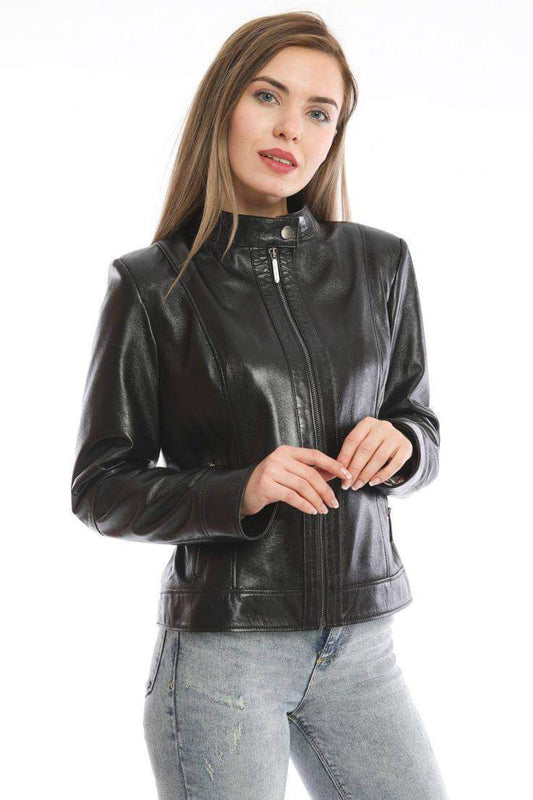 WOMEN'S LEATHER JACKET